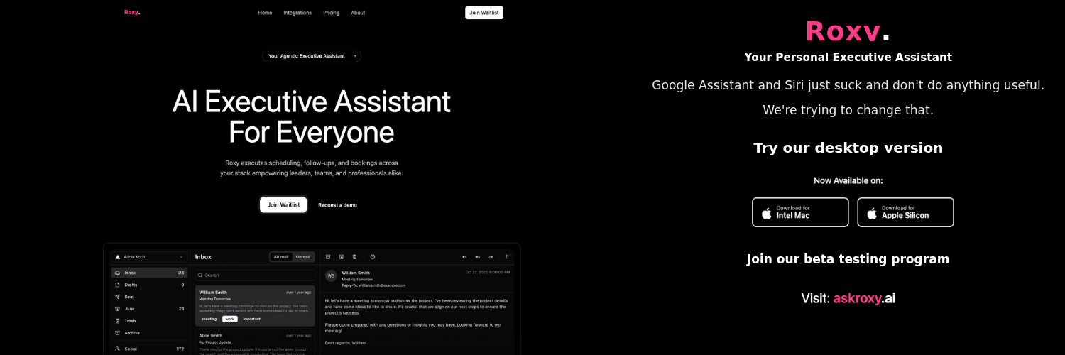 Roxy : Your AI Executive Assistant